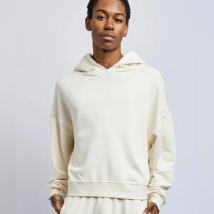 Zara Cream Hooded Sweatshirt